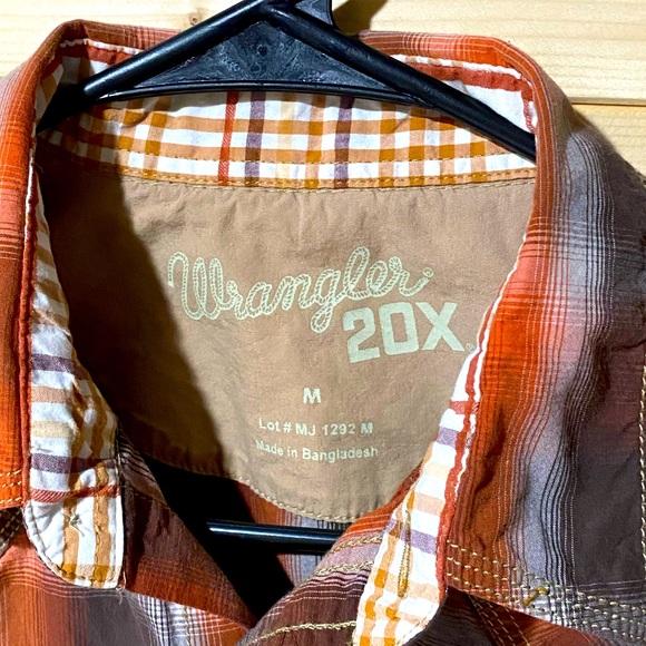 Wrangler 20X Pearl Snap Western Shirt - Picture 2 of 4